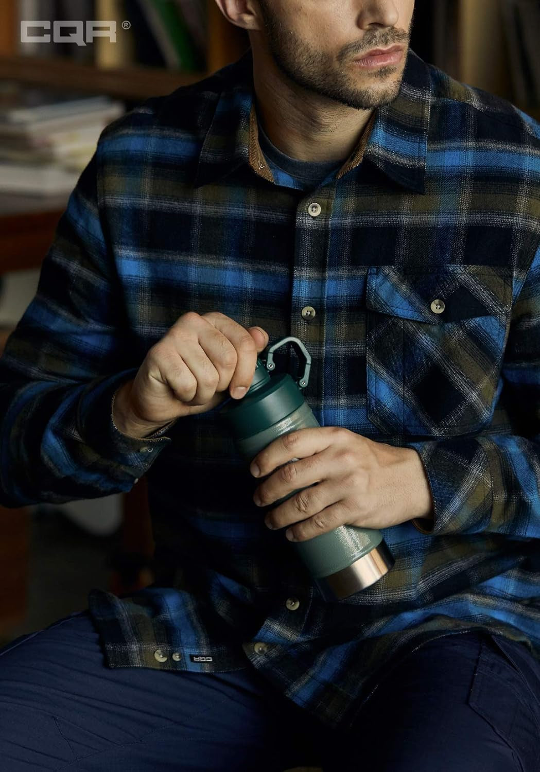 Men'S All Cotton Flannel Shirt, Long Sleeve Casual Button down Plaid Shirt, Brushed Soft Outdoor Tactical Work Shirts
