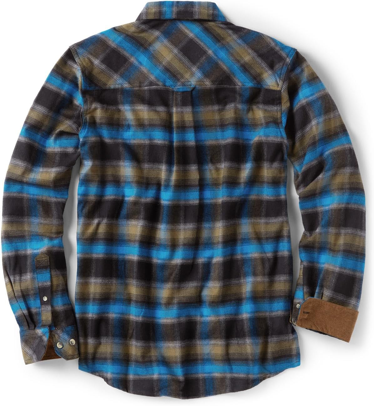 Men'S All Cotton Flannel Shirt, Long Sleeve Casual Button down Plaid Shirt, Brushed Soft Outdoor Tactical Work Shirts