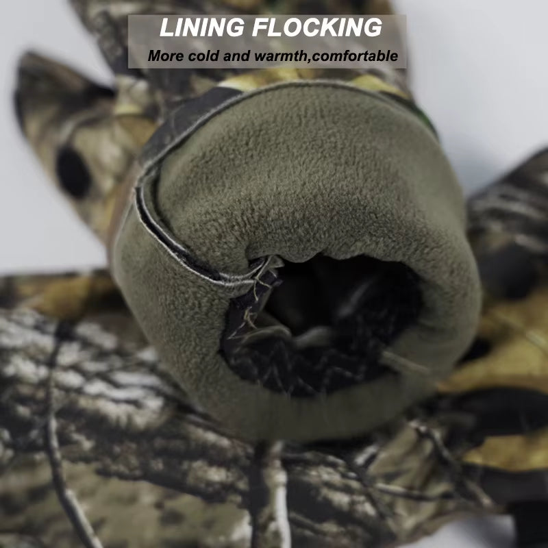 Hunting Gloves Finger/Fingerless Gloves Winter Camo Winterize Gloves for Outdoor Shooting Archery Fishing Hunting Accessories
