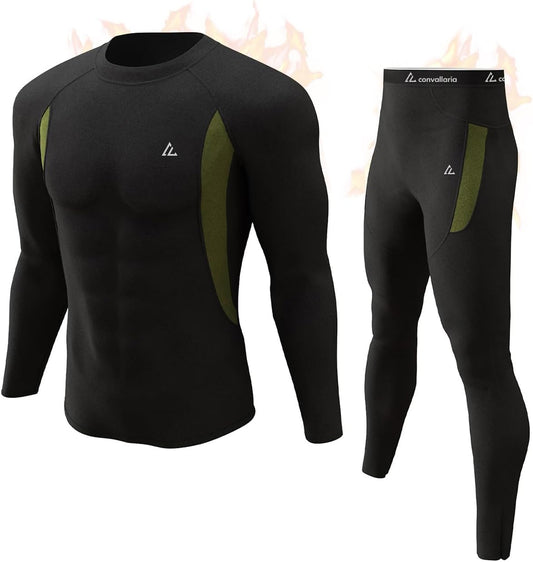 Thermal Underwear Long Johns Set Mens Winter Gift Hunting Gear Sport Base Layer Bottom Top