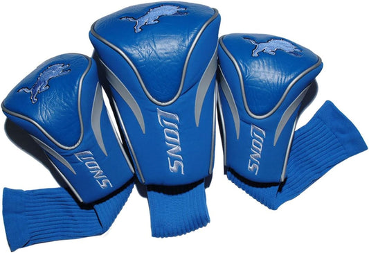 NFL Numbered 1, 3, & X, Fits Oversized Drivers, Utility, Rescue & Fairway Clubs, Velour Lined for Extra Club Protection