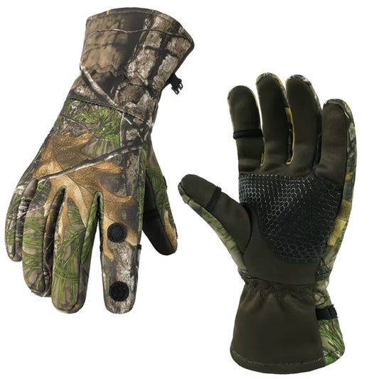 Hunting Gloves Finger/Fingerless Gloves Winter Camo Winterize Gloves for Outdoor Shooting Archery Fishing Hunting Accessories