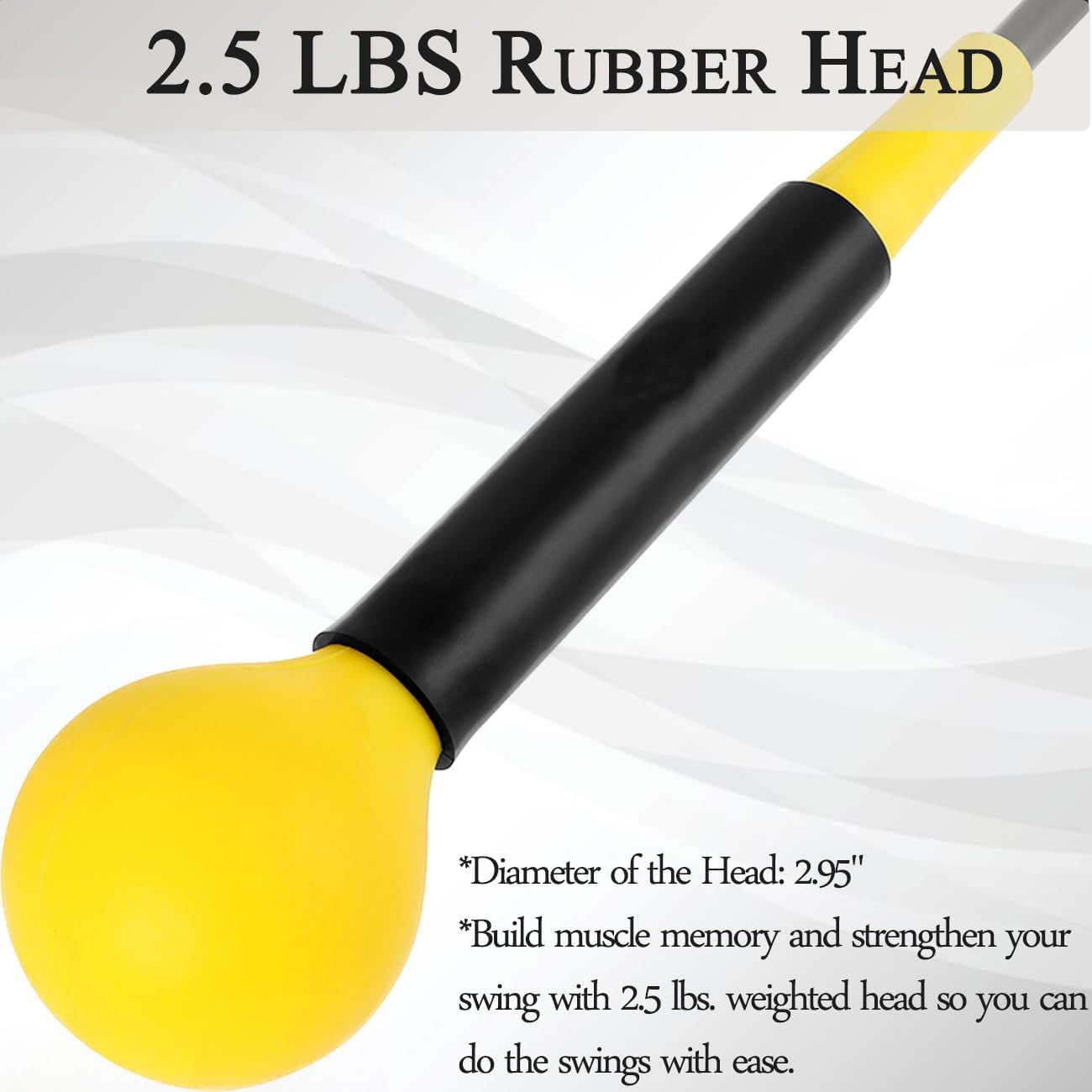 Golf Swing Training Aid Golf Swing Trainer Aid Golf Practice Warm-Up Stick for Strength Flexibility and Tempo Training Golf Golf Swing Aid for Men and Women