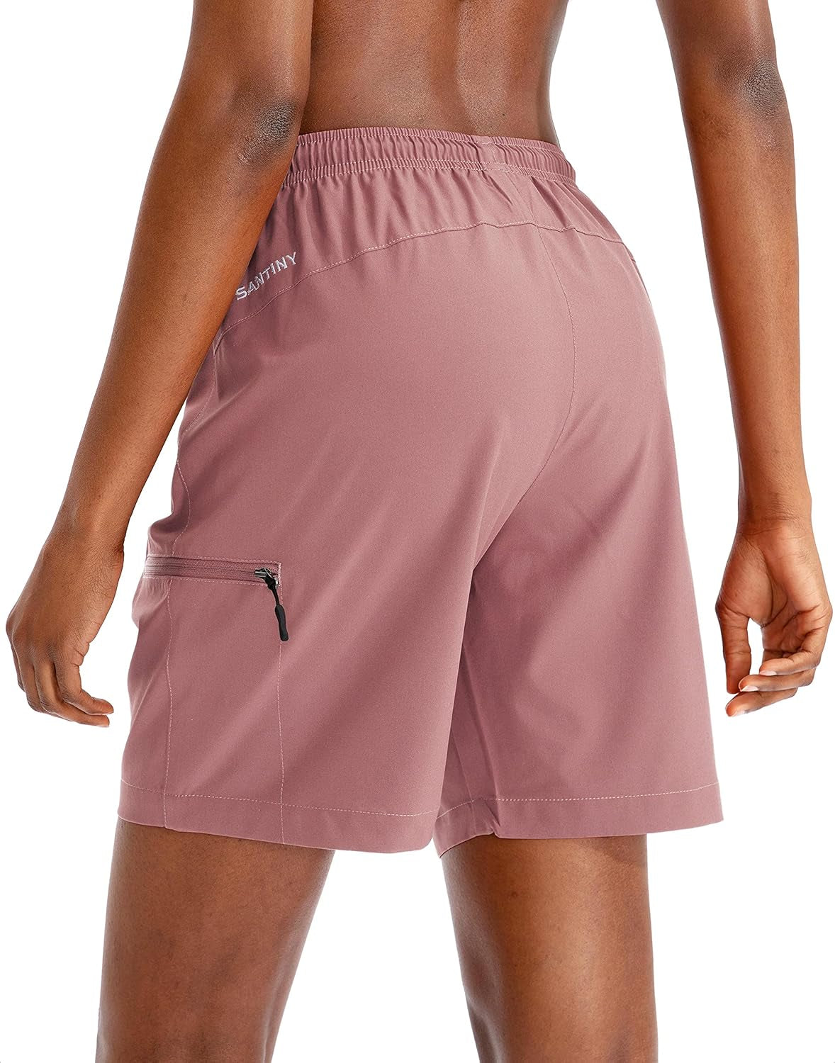 Women'S 5''/ 7''/9'' Hiking Cargo Shorts Quick Dry Lightweight Summer Shorts for Women Athletic Golf Zipper Pockets