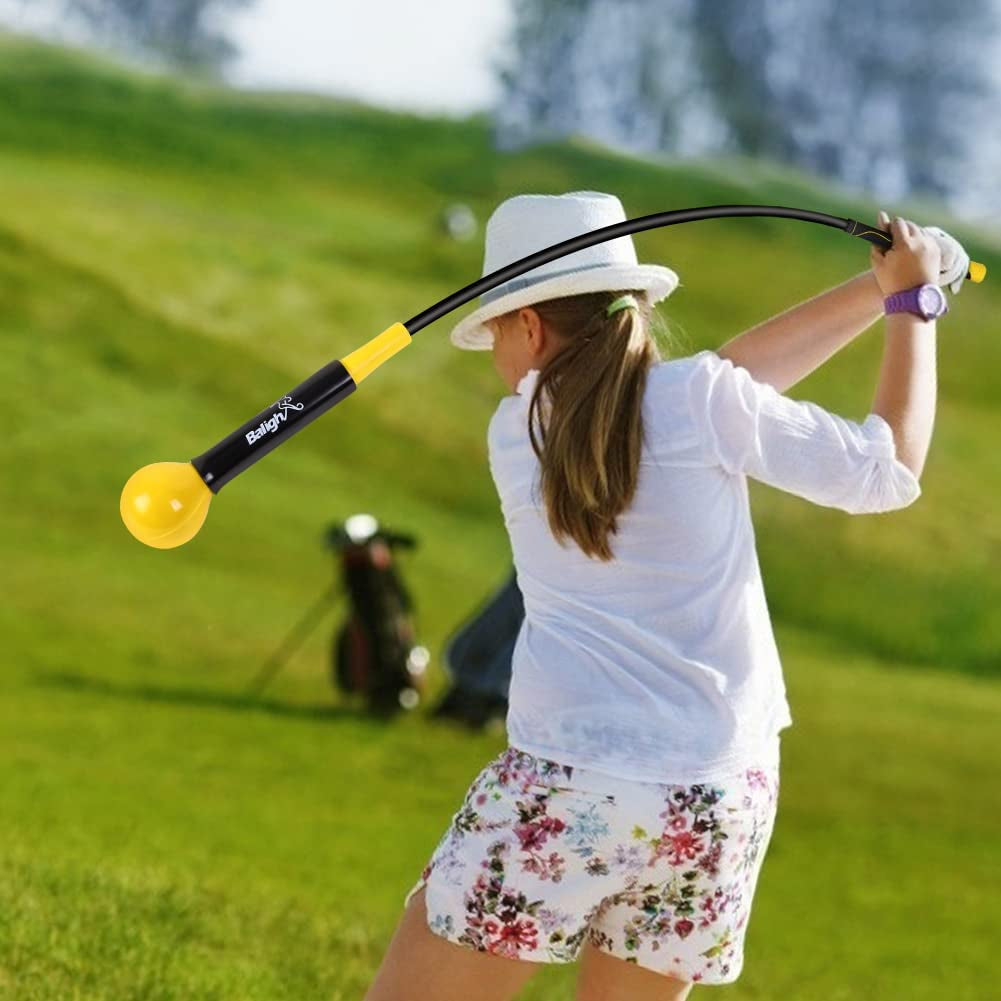 Golf Swing Training Aid Golf Swing Trainer Aid Golf Practice Warm-Up Stick for Strength Flexibility and Tempo Training Golf Golf Swing Aid for Men and Women