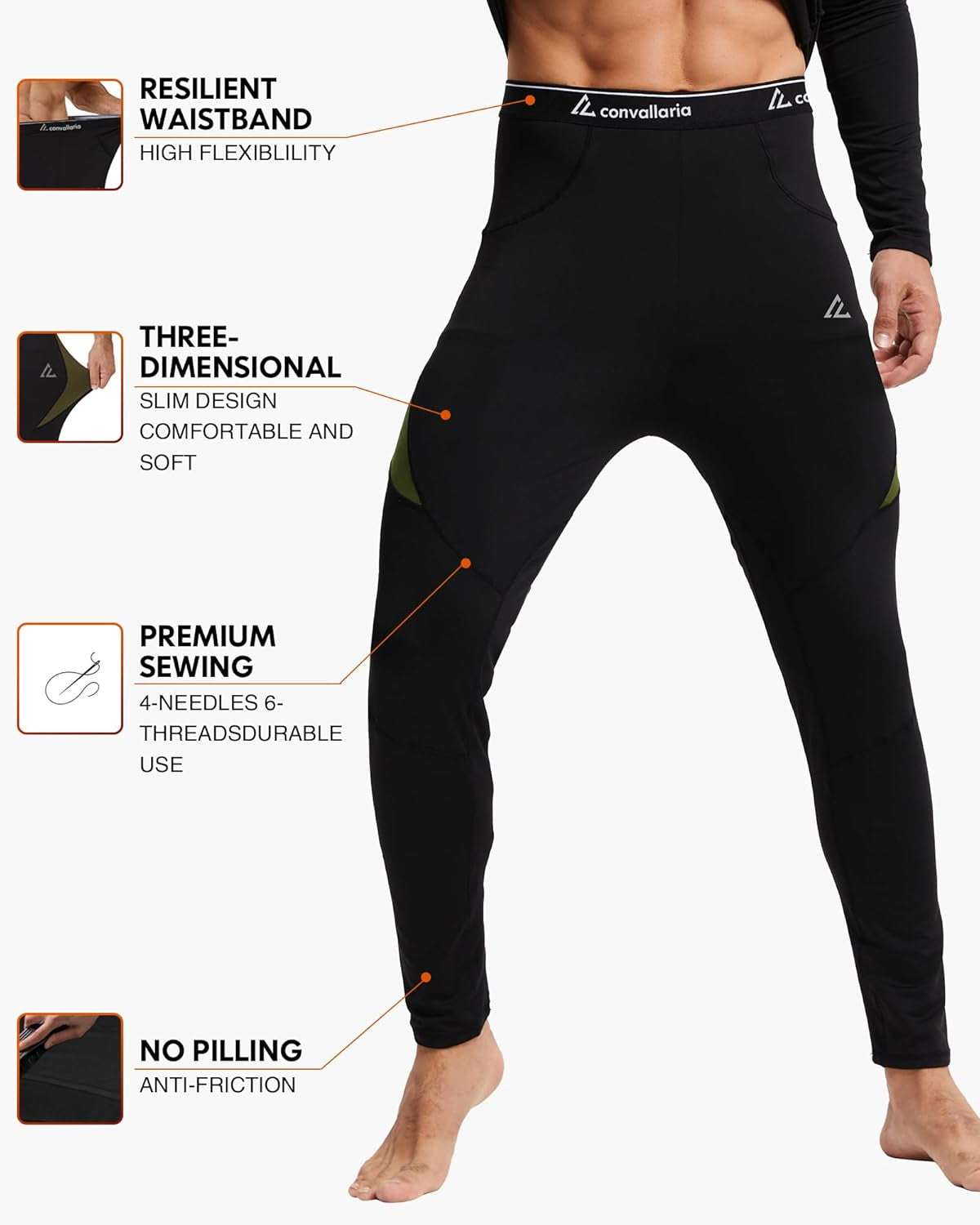 Thermal Underwear Long Johns Set Mens Winter Gift Hunting Gear Sport Base Layer Bottom Top