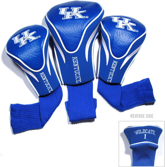 NCAA Numbered 1, 3, & X, Fits Oversized Drivers, Utility, Rescue & Fairway Clubs, Velour Lined for Extra Club Protection