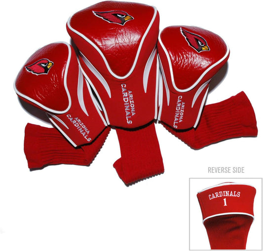 NFL Numbered 1, 3, & X, Fits Oversized Drivers, Utility, Rescue & Fairway Clubs, Velour Lined for Extra Club Protection