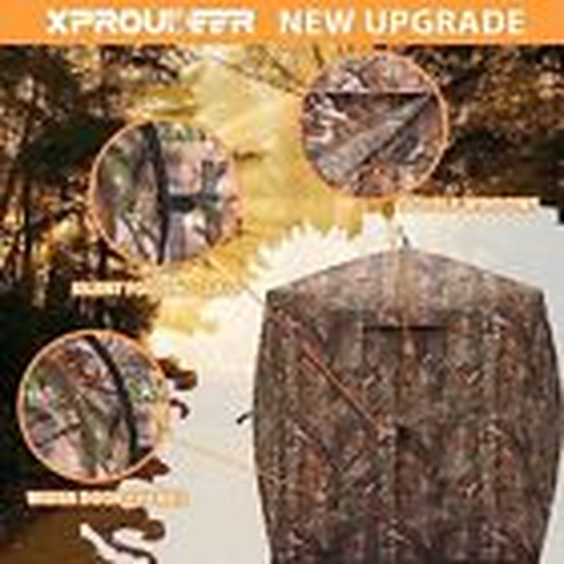 Hunting Blind,See through Ground Blinds with 270 & Hunting Blind:270 Degrees
