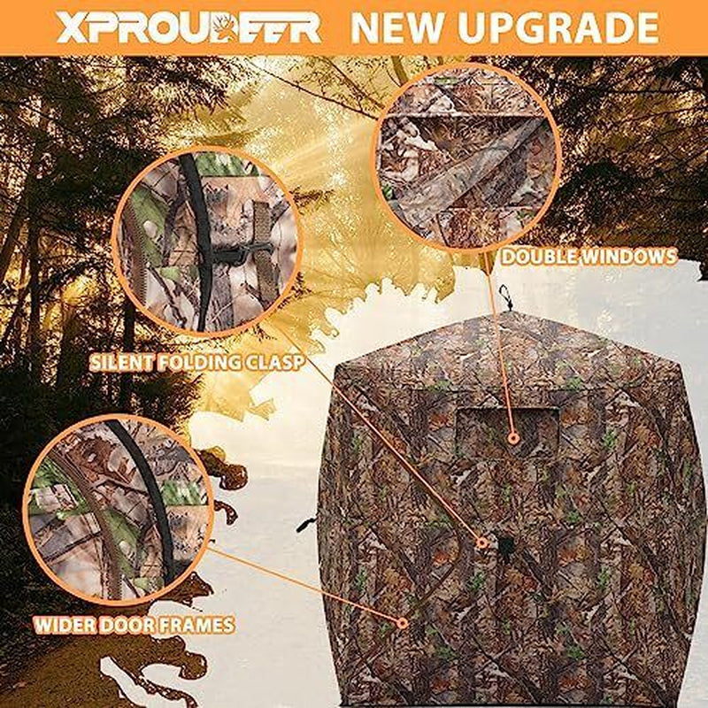 Hunting Blind,See through Ground Blinds with 270 & Hunting Blind:270 Degrees